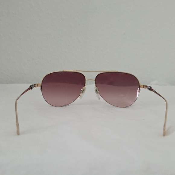 Chrome Hearts Gold Frame Sunglasses with Pink Lenses - Picture 6 of 7